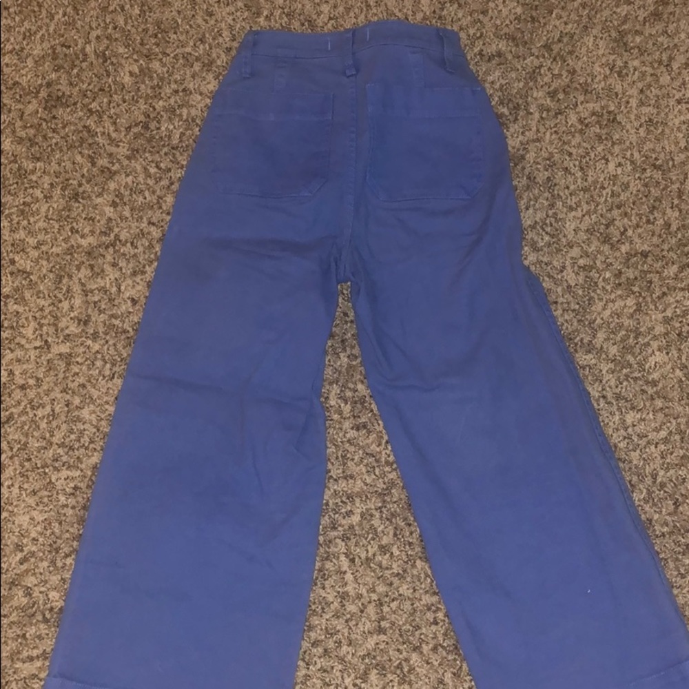 Madewell Emmett Wide Leg Pant (Petite) - Picture 6 of 7